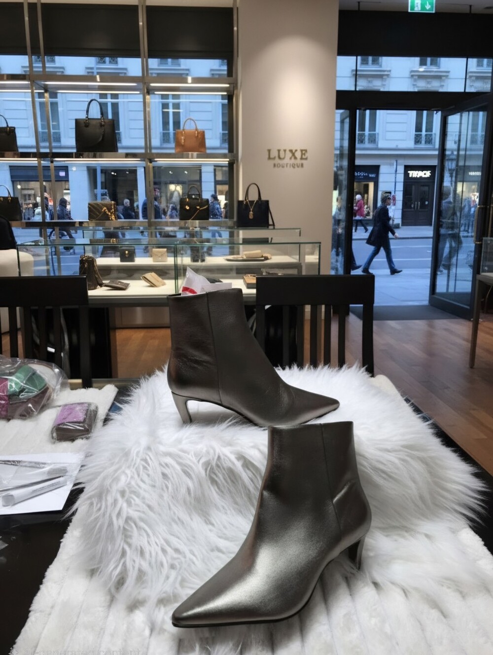 VINCE CAMUTO LEATHER QUINLEY ANKKE BOOTS BOOTIES WOMEN'S SZ 6M $159